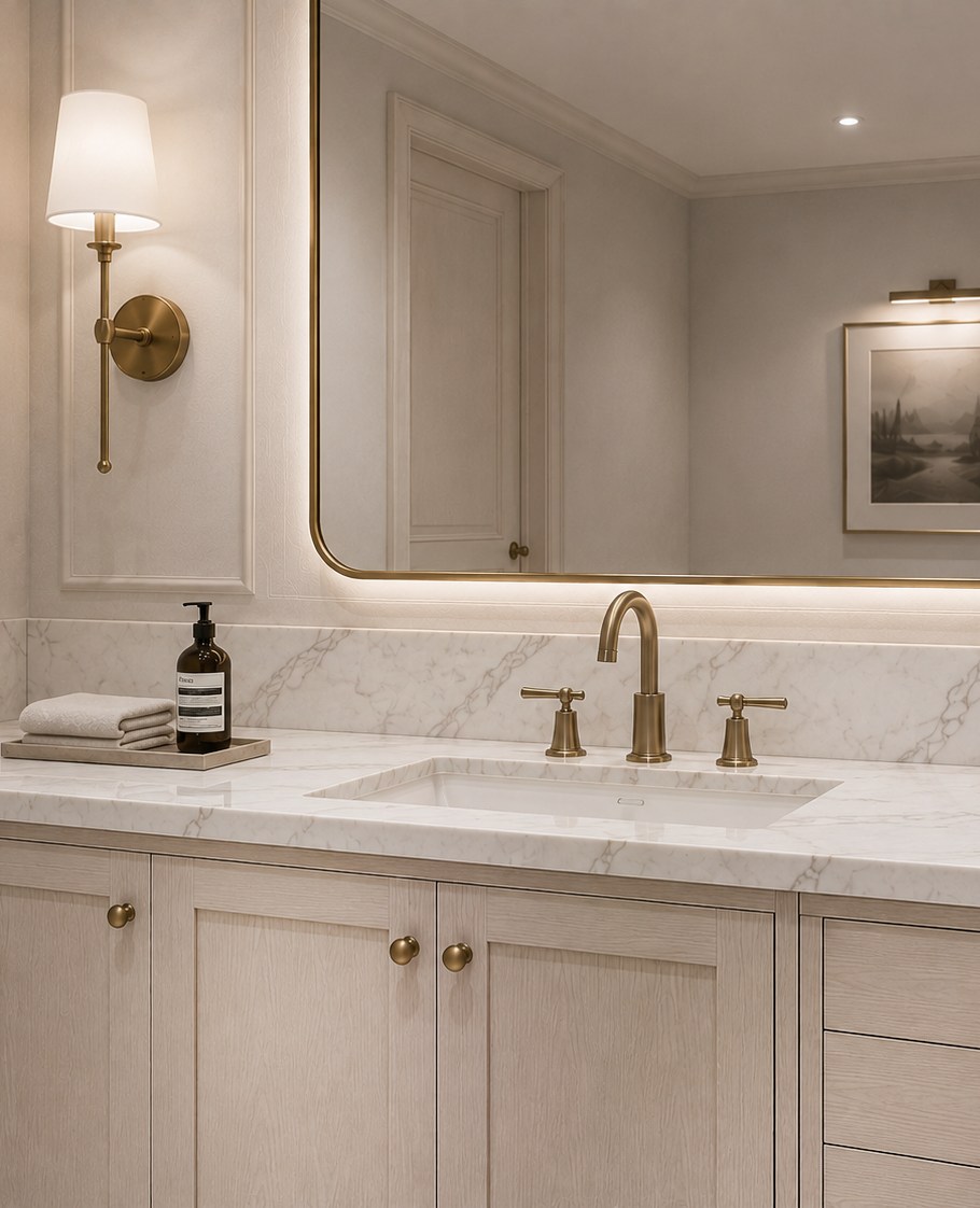 Novecento bathroom — detail 2