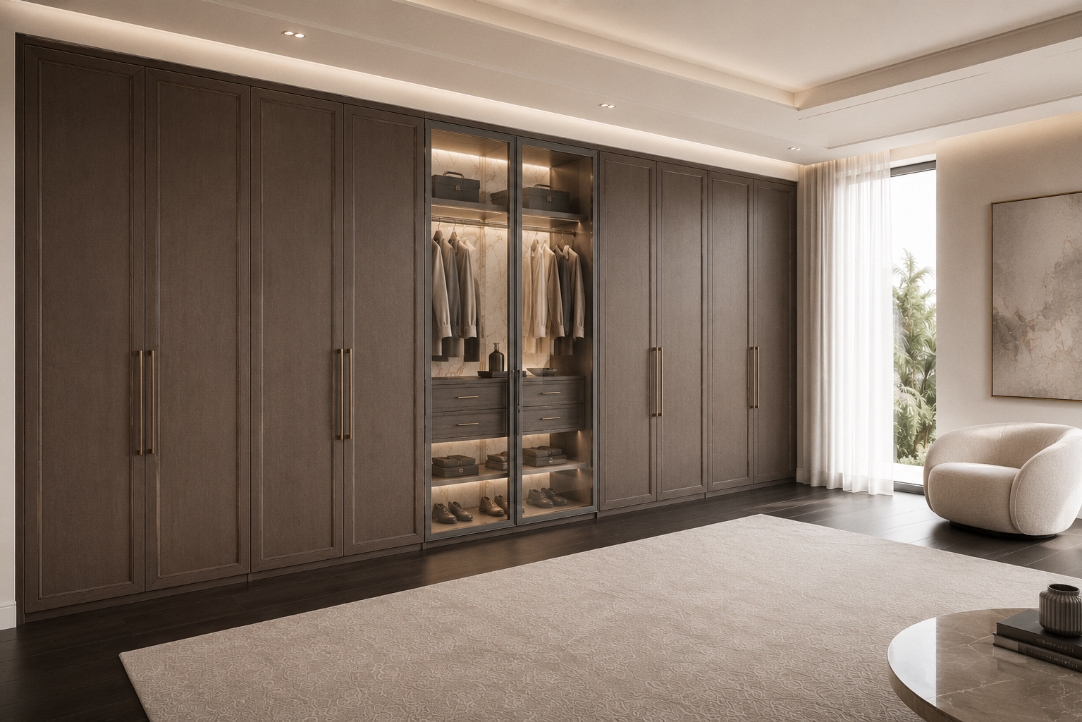 Canova Classico closets — Tempus wardrobe collection