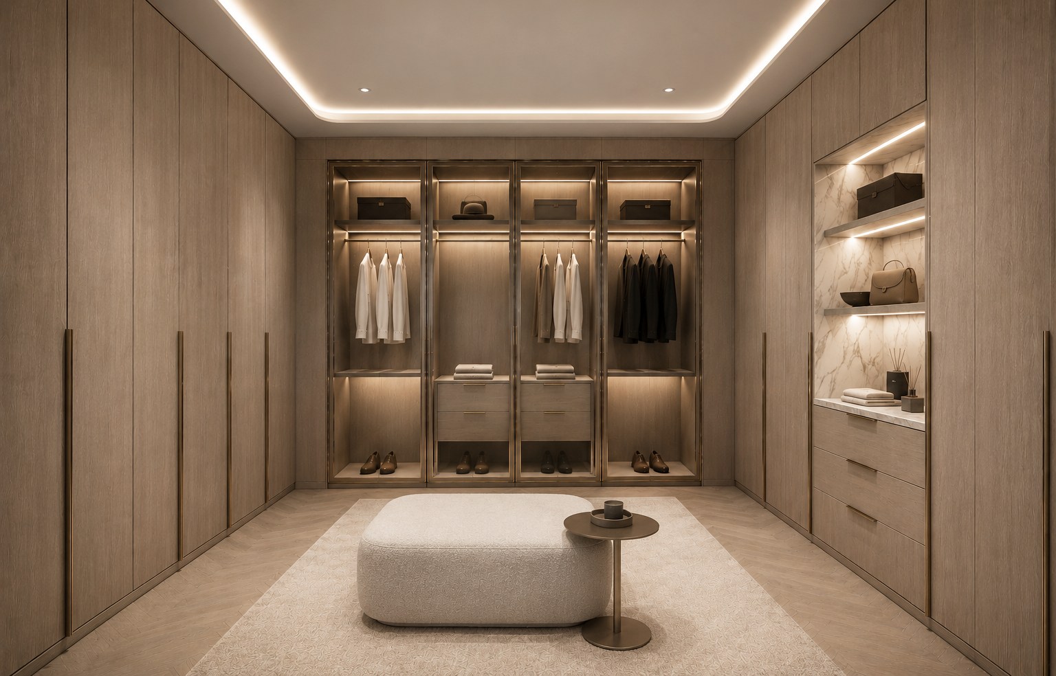 Tempus Modern closet detail