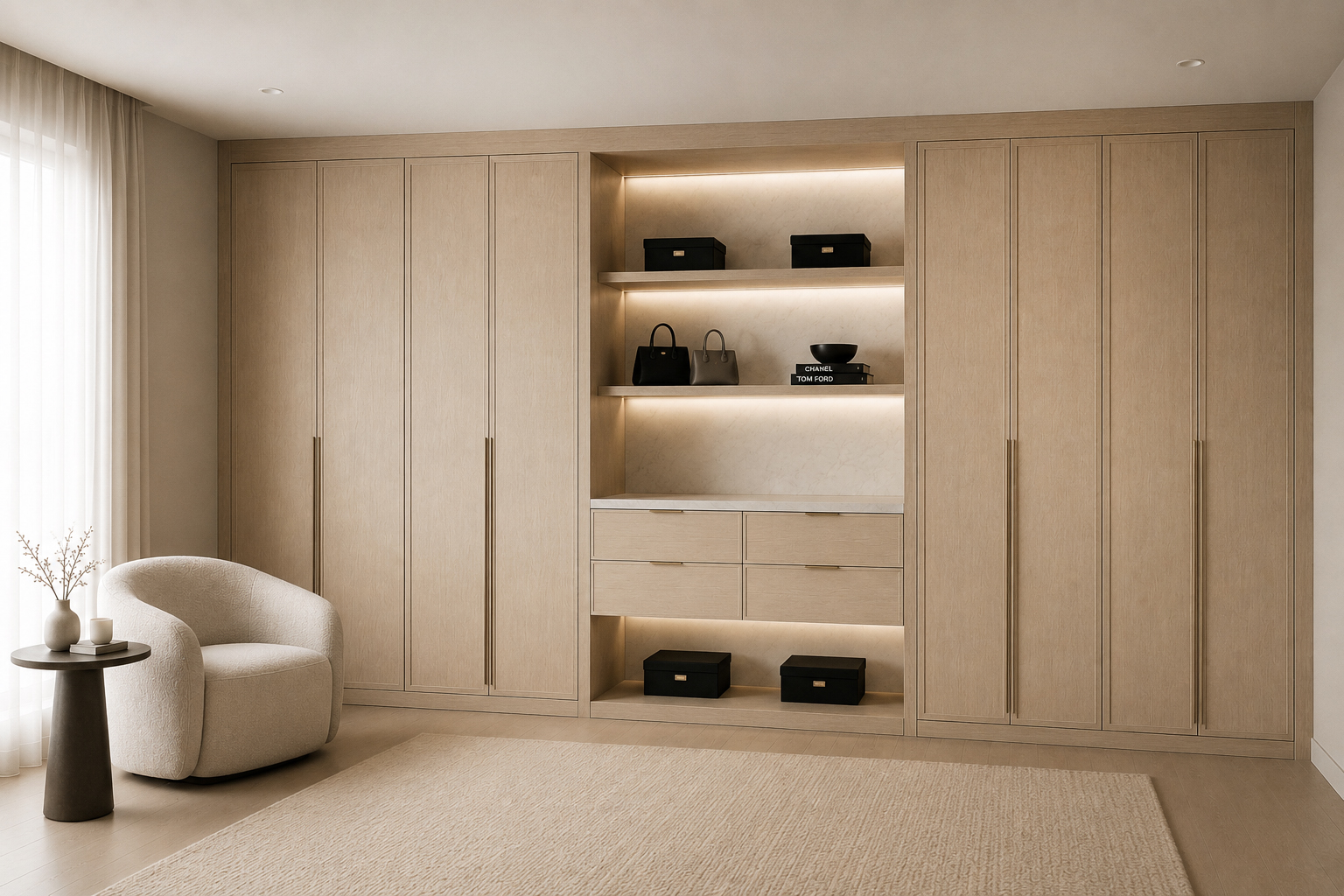 Tempus Modern closet detail