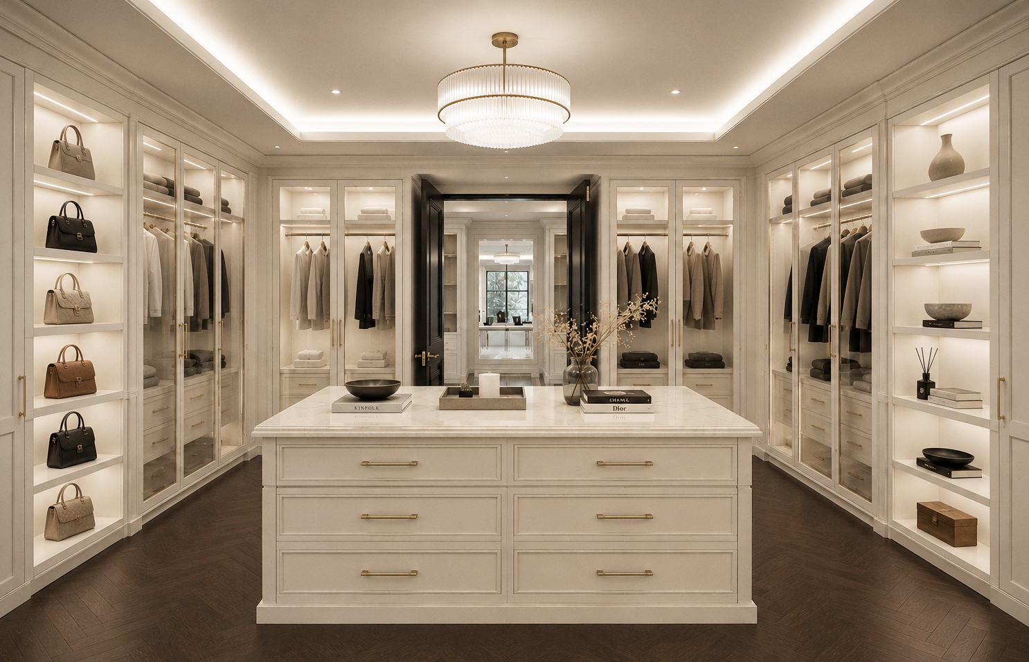 Tempus walk-in closet detail